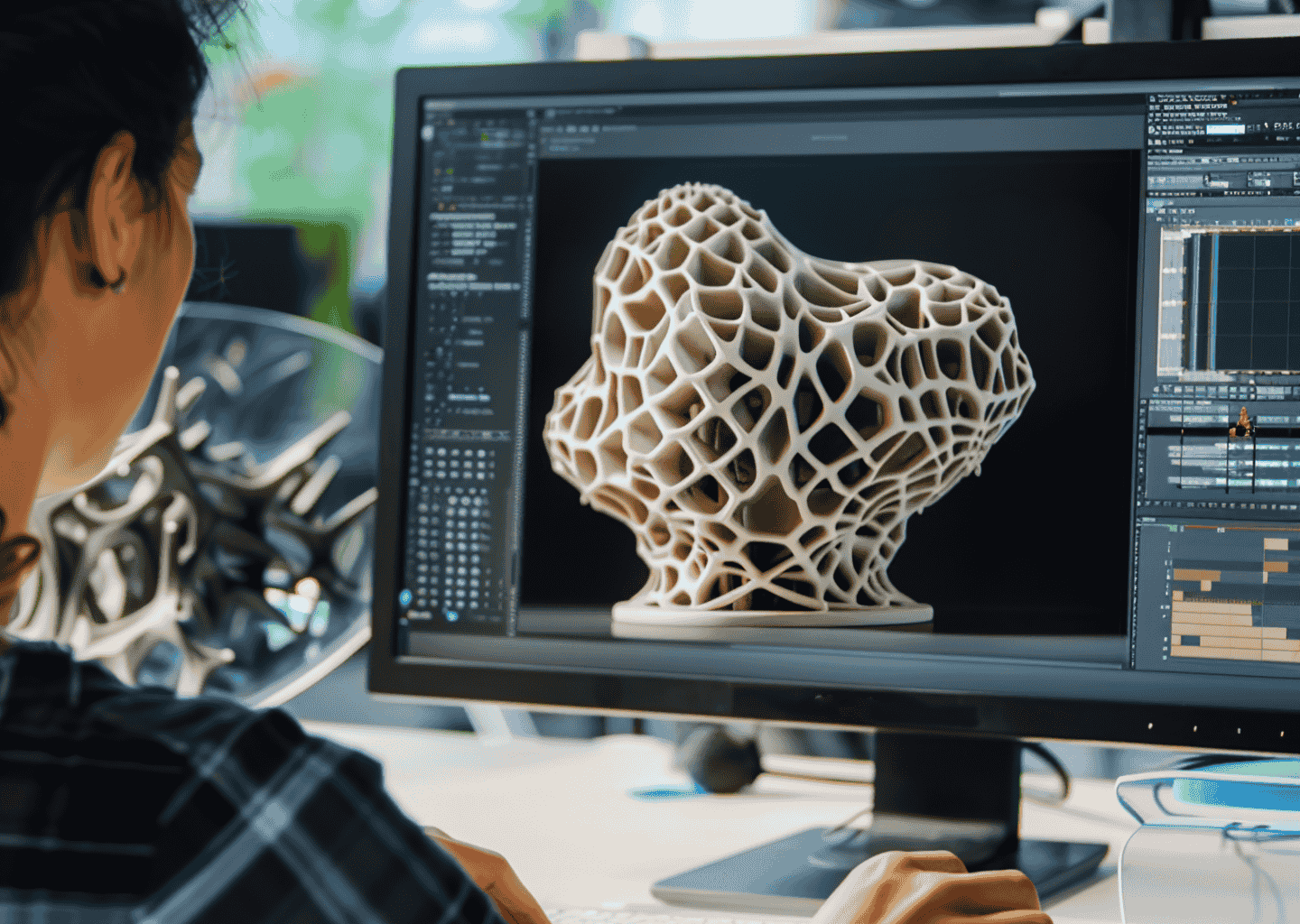 Parametric CAD Modeling Illustration